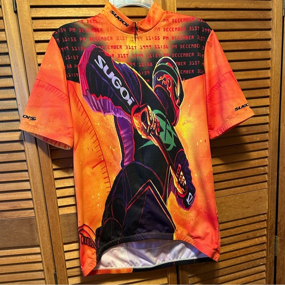 SUGOI Vibrant Orange Cycling Jersey - Picture 1 of 16